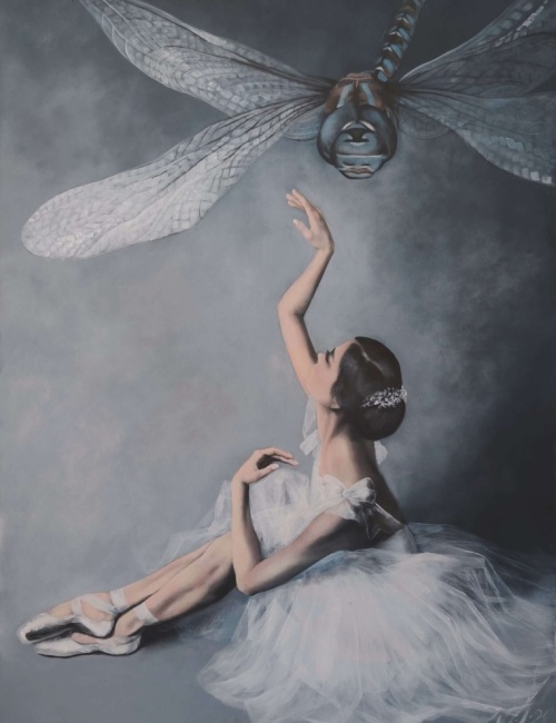 Dragonfly – the fleetingness of the moment  (series: Ballet – fantastic)