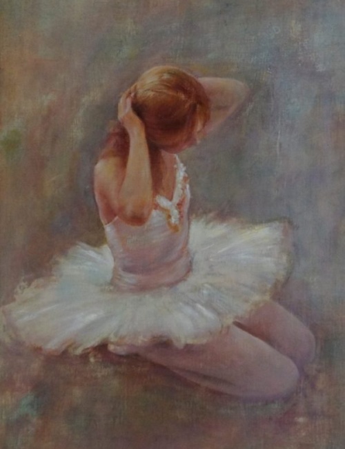 Dancer in a white skirt