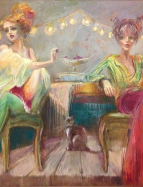 Afternoon tea at the marina