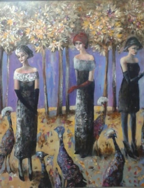 Trzy gracje wieczorową porą