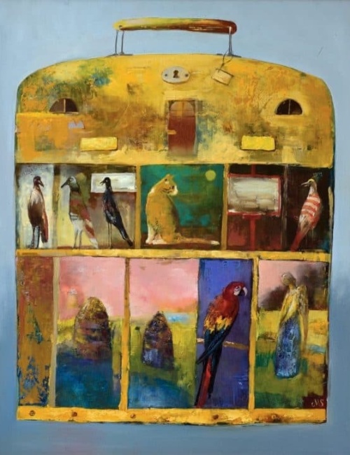 Walizka z papugami&nbsp;(cykl: Walizki)