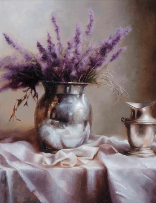 Whispers of Silver and Lavender